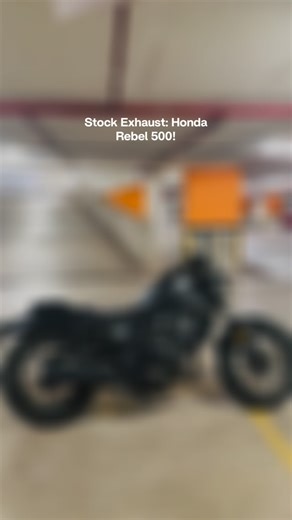 B on Instagram: "PEAK BIKER CONTENT 🤌🏻 : : : #girlrider #rebel500 #stockexhaust"