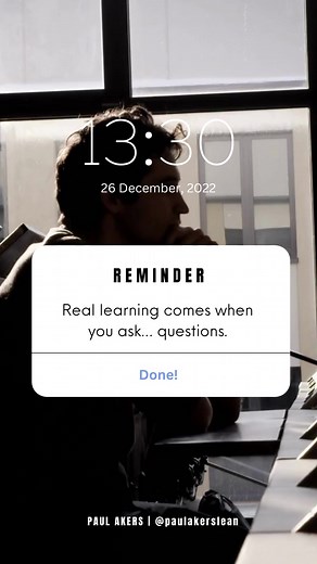Thinking is the beginning of all real learning. 💭 But asking questions is the key that unlocks it.🔑 With questions, we become better listeners and learn more about ourselves. Ask questions. ❓ Learn from other people's experiences. Don't be afraid to fail. 💪🏼 And if you do fail, don't be afraid to learn from it and try again. Today, How did you learn something? What questions did you ask? How did it feel when the answer came to you? Please let us know in the comments! #PaulAkers #fastcapprinc