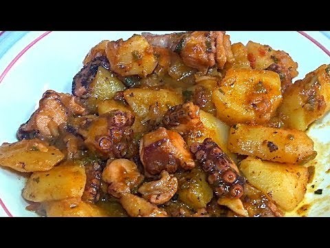 Pulpo con Patatas DELICIOSO (A mi manera)