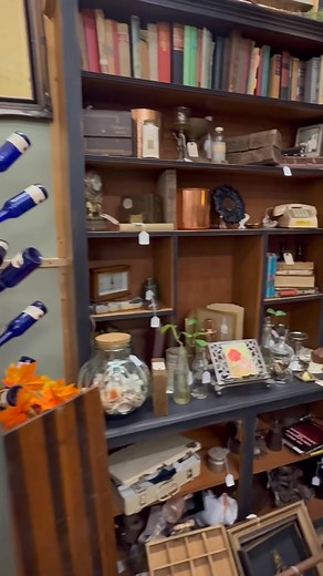 Our Antique-ish Mall booth also got a little update today, we took out the last bit of Halloween and added a few new things. There are a ton of amazing booths in Antique-ish and it’s always fun to shop. I’m practicing making videos so be patient with me. 🥰 | Little Glass Vial