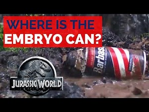 Jurassic Park Barbasol can - Why isn't the can of dino embryos in any Jurassic Park sequels?