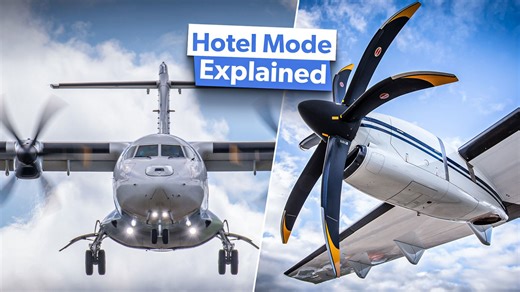 Explained: 'Hotel Mode' On ATR Turboprop Engines