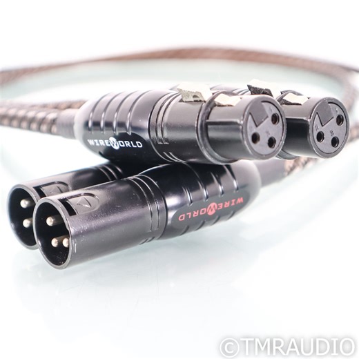 WireWorld Eclipse 8 XLR Cables; 1m Pair Balanced Interconnects