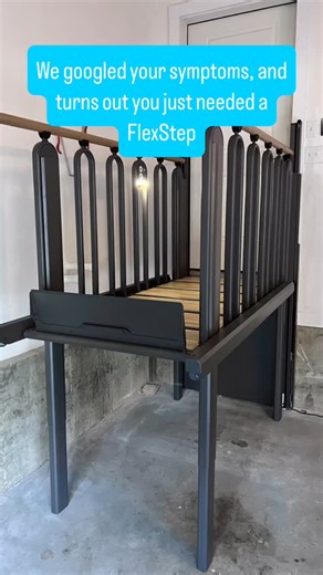 The FlexStep is your cure 😃 The only 2-in-1 solution for all mobility needs! Transforming stairs to lift, giving accessibility a whole new look 🤩 | Liftup Inc