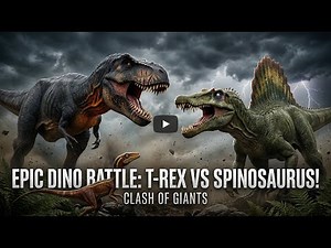 T-Rex vs Spinosaurus: 24 Hour Death Battle