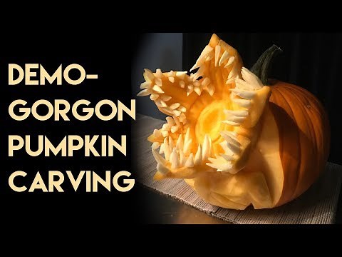 Demogorgon (Stranger Things) Pumpkin Carving