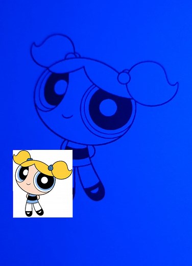 Pintando a Burbuja de Las Chicas Superpoderosas