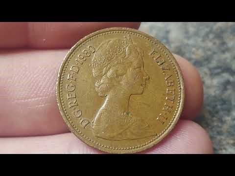 UK 1980 2 NEW PENCE COIN QUEEN ELIZABETH II