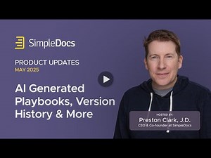 The Latest Products and Features from SimpleDocs - May 2025