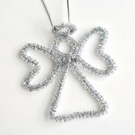 65K views · 858 reactions | PIPE CLEANER ANGEL ORNAMENTS Full Instructions >> https://onelittleproject.com/angel-pipe-cleaner-ornaments/ | One Little Project | Facebook