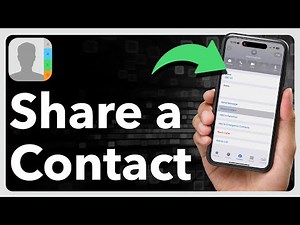 How To Share A Contact On iPhone