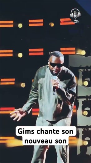 Gims chante son nouveau son #rapactu #concert #humour #gims #rapfr #music