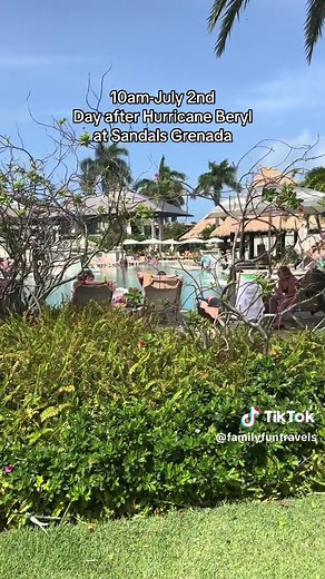 Update from Sandals Grenada After Hurricane Beryl