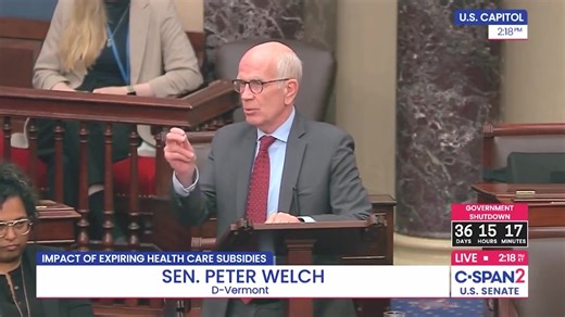 Democrat Senator Peter Welch ADMITS that: "We did fail to bring down the cost of healthcare." | The Daily Caller