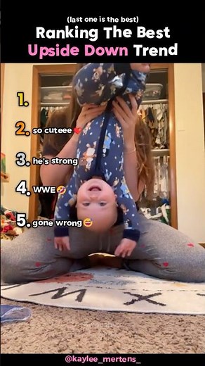 Ranking The Best Upside Down Trend🤸‍♂️ #shorts #upsidedowntrend #challenge #funny #couplegoals