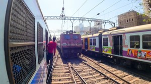 Dangerous Parallel Trains race & Crossing : Mumbai Local Train Ride : central railways | Indian life lines