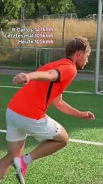 Day 2 of trying to shoot at 127 km/h like Roberto Carlos 💥💥⚽️ #football #soccerplayer