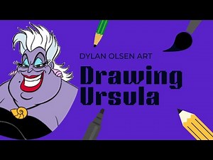 How to Draw Ursula (Disney’s The Little Mermaid)
