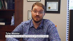 Victim Rights Attorney Tyler J. Winkler, Esq., explains state victims of crime compensation programs and provides some basic information about what Nevada’s program offers. If you're a victim of violent crime, our staff at the Vegas Strong Resiliency Center can help you apply for compensation programs or navigate the appeals process if there's an issue with your claim. Feel free to call 702-455-2433 or email vegasstrongresiliencycenter@clarkcountynv.gov. | Legal Aid Center of Southern Nevada