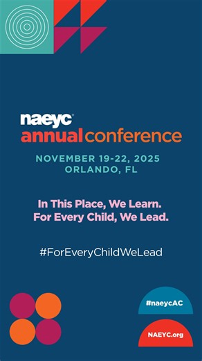 Legend has it our Board members are STILL dancing! 🪩 Bring your best energy and leadership to Orlando, November 19-22, 2025, for our Annual Conference. Where in this place. We learn. And for every child. We lead. Early Bird registration ends September 12 - Register today to secure your spot! #ForEveryChildWeLead #naeycAC | The National Association for the Education of Young Children (NAEYC)