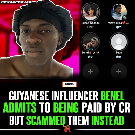 SCAMMERS GET SCAMMED😳? benel recently said on live that he was paid by cr to take down a video but after taking the money continued to expose them what do yall think about this? | Turbulentmedia.592