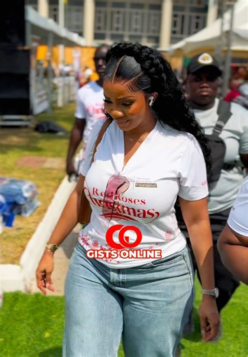 Broadcaster/Lawyer,Serwaa Amihere Esq. and her sister,Mami Gyamfuah have arrived at their annual charity event happening now at the Accra Metropolitan Assembly forecourt under the auspices of the Serwaa Amihere Foundation #gistsonline