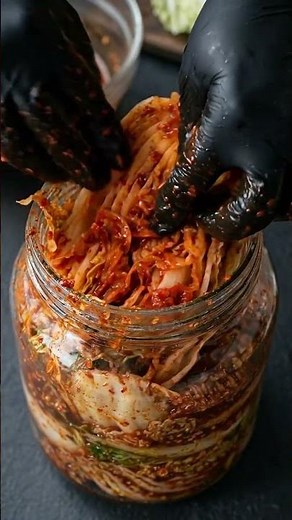 kimchi | Authentic Korean Kimchi Recipe 🇰🇷 | Spicy Fermented Cabbage Made Easy #korean #koreanfood