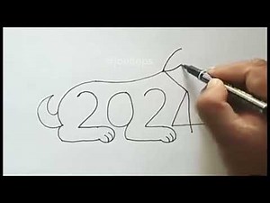 aprende a dibujar un perro con números/Learn to draw a dog #dibujo #drawing #aprende #art #painting
