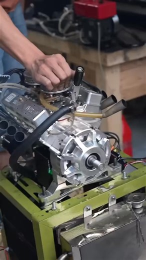 The CHUAN QI V8 engine is really wild#v8 #v8engine #v8power #v8sound #diy#model #engine #enginemodel | BSimon Davis