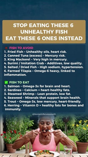 After 60: 6 Fish Seniors Should Avoid Eating