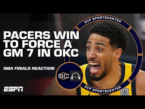 NBA Finals Game 6 FULL REACTION 🍿 Pacers DOMINATE the Thunder to force a Game 7 in OKC | SC with SVP