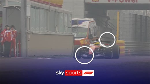 FIRST LOOK: Lewis Hamilton uses F1's new active aero system on his Ferrari!