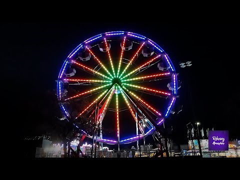 Ferris Wheel Amusement Park Ambience | 10 hours Relaxing Noise