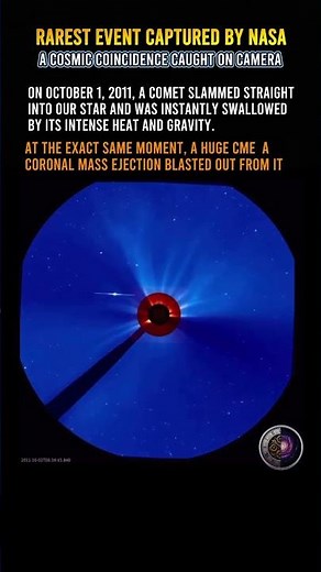 A Comet Collided With the Sun then this happened