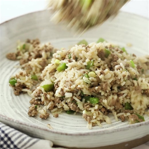 19K views · 151 reactions | This quick and easy Dirty Rice Recipe, also known as Cajun rice, combines ground beef, ground sausage, onion, celery, green pepper, garlic, Cajun seasoning, and rice into an abundantly flavorful side dish. | Small Town Woman | Facebook