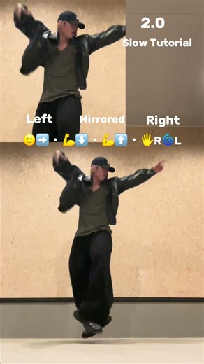 Slow & Mirrored Dance tutorial🔥BTS"2.0"Dance challenge #shorts