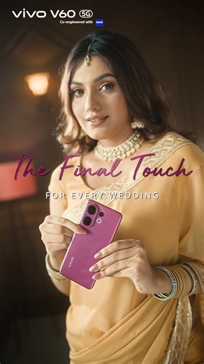 12M views · 9.6K reactions | Get ready to redefine wedding elegance. vivo V60 5G in Berry Purple—the color of love and timeless celebration is coming soon #vivoV60BD #ZEISSPortraitSoPro #TheFinalTouchForEveryWedding #comingsoon #Lovevivo #LoveBangladesh #vivoBangladesh | vivo | Facebook