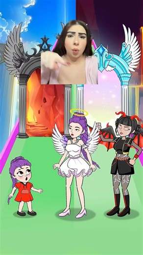 Angel Vs Devil KPop Demon Hunters #shorts