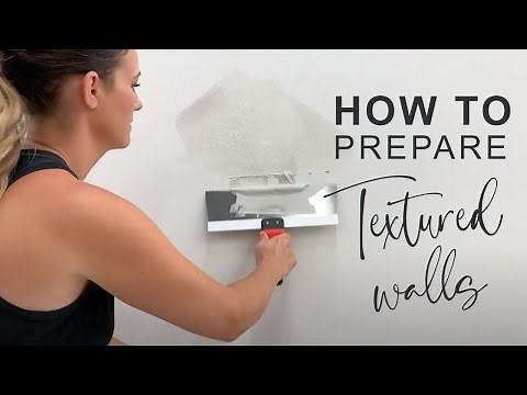 How to prep your textured wall for a wall mural