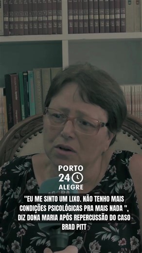 “Eu me sinto um lixo. Não tenho mais condições psicológicas”, disse Dona Maria após a repercussão do caso envolvendo o nome de Brad Pitt. Em entrevista exclusiva ao RS Agora, ela relatou como tem se sentido diante da exposição e explicou os impactos emocionais causados pela divulgação do vídeo. Segundo Dona Maria, ela foi gravada sem autorização enquanto afirmava estar esperando pelo ator americano, em uma situação que, de acordo com ela, não passava de uma brincadeira com o filho. A gravação ac