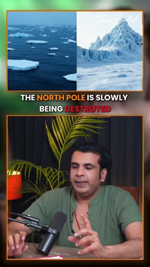 Earth's North Pole Has a Terrifying Secret | Tarun Bindlish #Tarunbindlish #Shorts #science