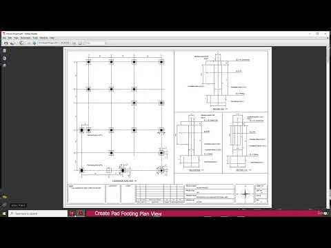7 Create Pad Footing Plan View