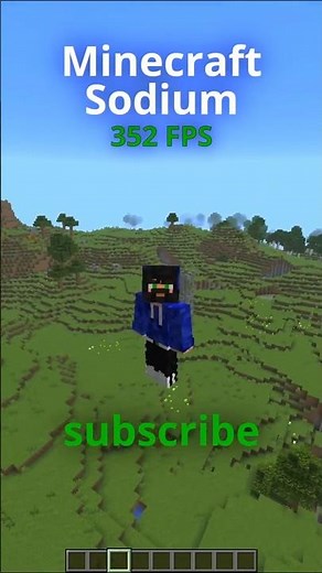 Optimization Minecraft sodium #minecraft #minecraftshorts #sodium #fps