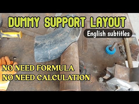 HOW TO LAYOUT DUMMY SUPPORT WITHOUT ANY CALCULATION|‪@bhamzkievlog5624‬