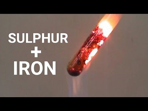 Reaction of Iron with Sulphur | Science Practical Class -9th