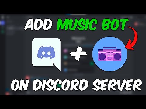 How To Add MUSIC BOT To Discord Server - 2024 Method