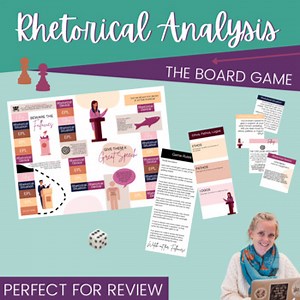 Rhetorical Devices Activity: Rhetorical Analysis Board Game, Rhetorical Triangle