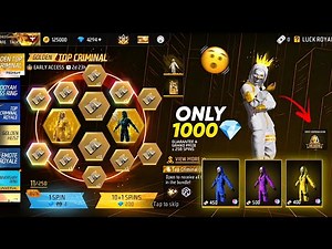 GOLDEN CRIMINAL RING FREE FIRE | OLD CRIMINAL BUNDLE RETURN | FREE FIRE NEW EVENT | FF NEW EVENT