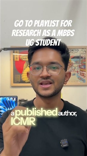 How to Start Research as a Medical Student (My Playlist)