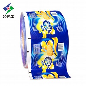 [Hot Item] Custom Printing BOPP Pet Plastic Stretch Film Roll Film Packaging for Food Biscuit Automatic Packing